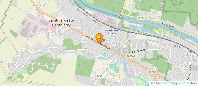 localisation de l'entreprise ESCRIME CLUB PONTHIERRY  SAINT-FARGEAU-PONTHIERRY