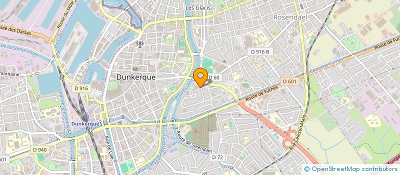 localisation de l'entreprise ESCRIME DIFFUSION EN NORD à DUNKERQUE