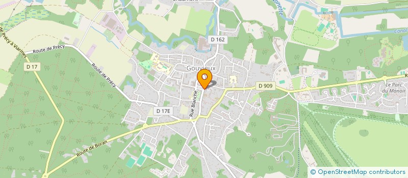 localisation de l'entreprise ESCRIME GODVICIENNE  GOUVIEUX