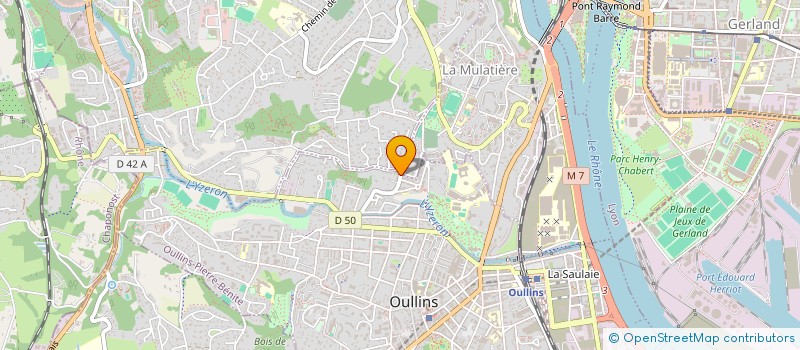 localisation de l'entreprise ESCRIME OUEST LYONNAIS EOL à OULLINS-PIERRE-BENITE