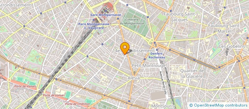 localisation de l'entreprise ESCRIME PARIS 15  PARIS