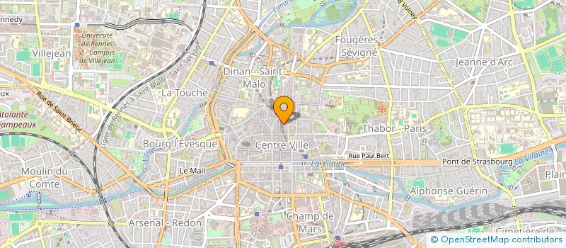 localisation de l'entreprise ESCRIME RENNES METROPOLE  RENNES