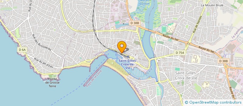 localisation de l'entreprise ESCRIME SUR VIE à SAINT-GILLES-CROIX-DE-VIE