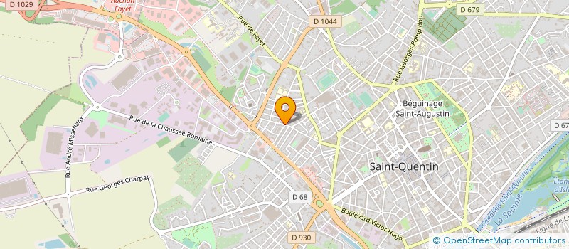 localisation de l'entreprise ESCRIMEA à SAINT-QUENTIN