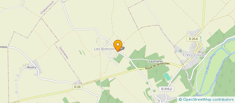 localisation de l'entreprise ESCRIMEZ VOUS SAULNIERES à SAULNIERES