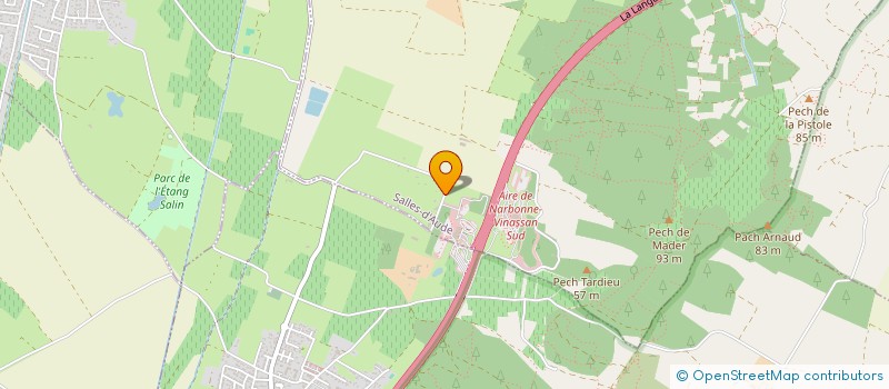 localisation de l'entreprise ESCRIVA FONCIER  SALLES-D'AUDE