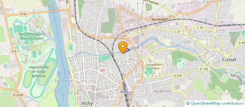 localisation de l'entreprise ESCUDERO à VICHY