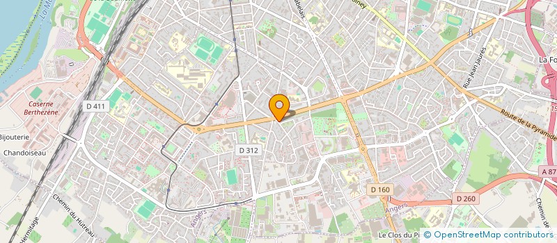 localisation de l'entreprise ESCULAPE à ANGERS