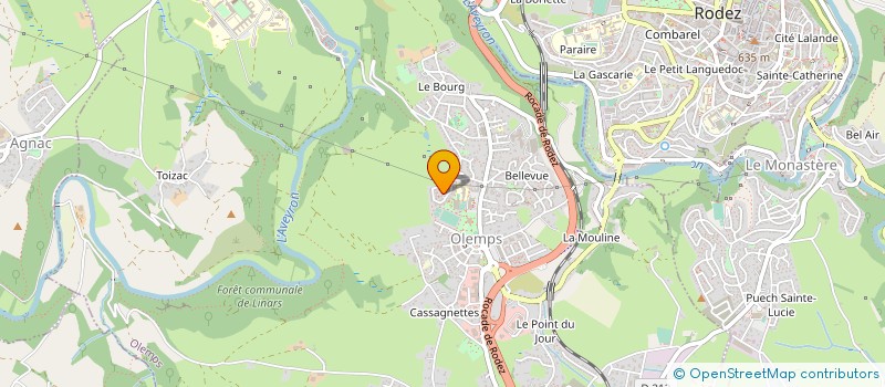 localisation de l'entreprise ESCULAPE  OLEMPS