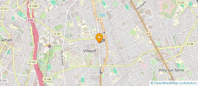 localisation de l'entreprise ESCULAPE à VILLEJUIF