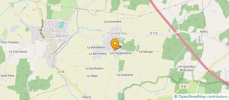 localisation de l'entreprise ESCULAPE  MAZE-MILON