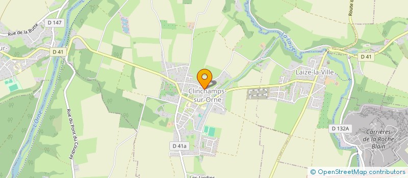 localisation de l'entreprise ESCULAPE  LAIZE-CLINCHAMPS