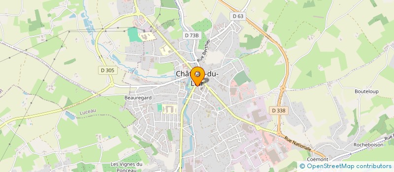 localisation de l'entreprise ESCULAPE CASTELORIEN  MONTVAL-SUR-LOIR