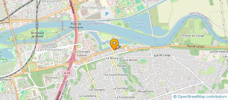 localisation de l'entreprise ESCULAPE LES CYGNES  SAINT-AVERTIN