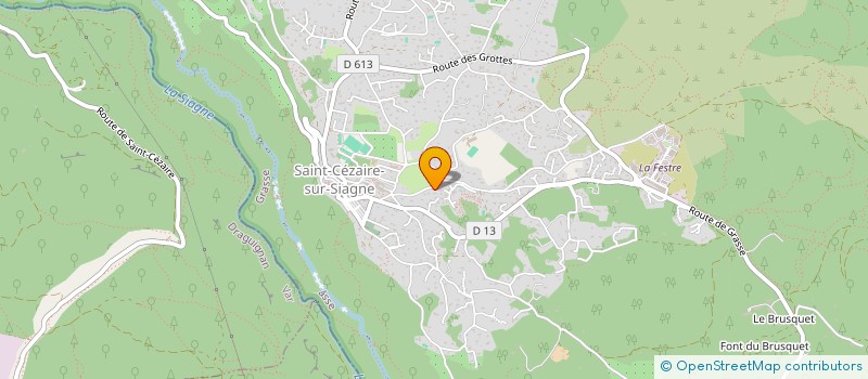 localisation de l'entreprise ESCULAPE MEDGEN à SAINT-CEZAIRE-SUR-SIAGNE