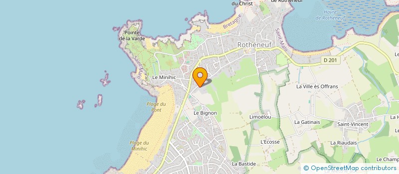 localisation de l'entreprise ESCUMALO  SAINT-MALO