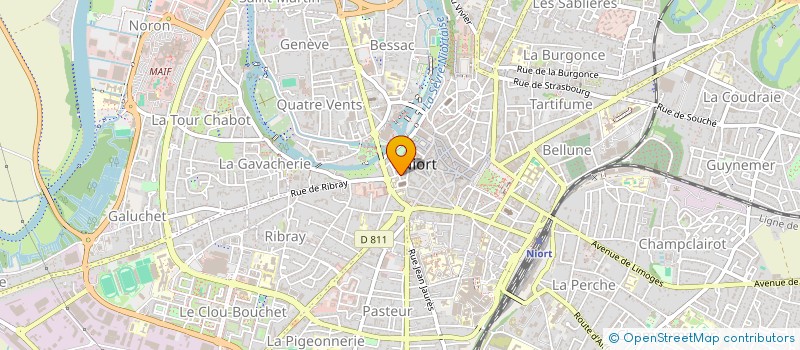 localisation de l'entreprise ESCURE à NIORT