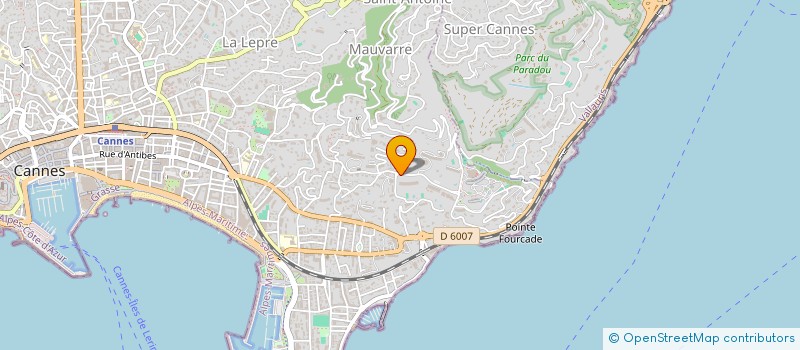 localisation de l'entreprise ESCURIAL CROISETTE  CANNES