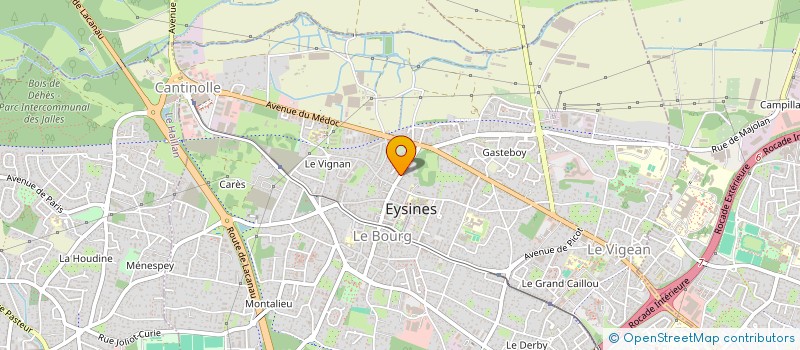 localisation de l'entreprise ESCYON  EYSINES