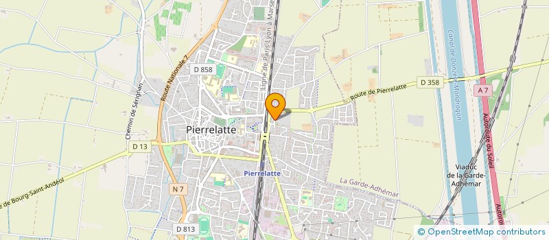 localisation de l'entreprise ESD à PIERRELATTE
