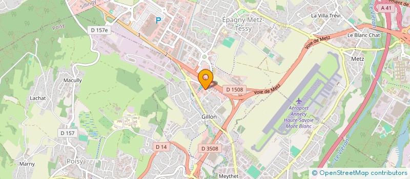 localisation de l'entreprise ESD INVEST  EPAGNY METZ-TESSY