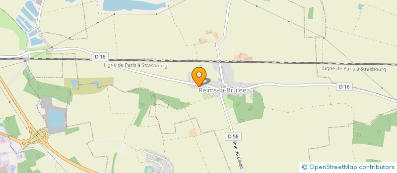 localisation de l'entreprise ESD2  REIMS-LA-BRULEE