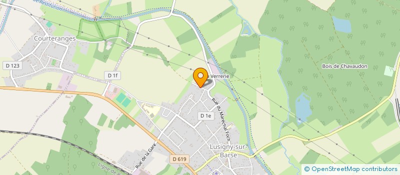 localisation de l'entreprise ESDA à LUSIGNY-SUR-BARSE