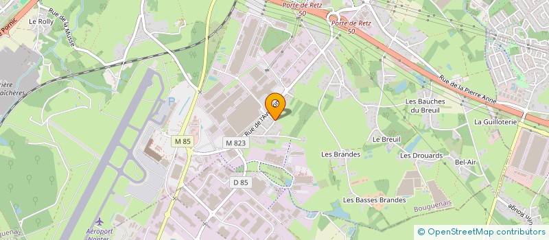 localisation de l'entreprise ESDC  BOUGUENAIS