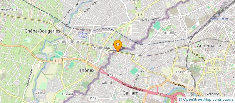 localisation de l'entreprise ESDEL à GAILLARD