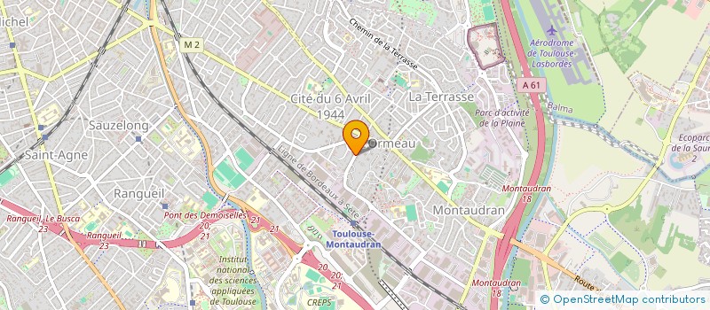 localisation de l'entreprise ESDI  TOULOUSE