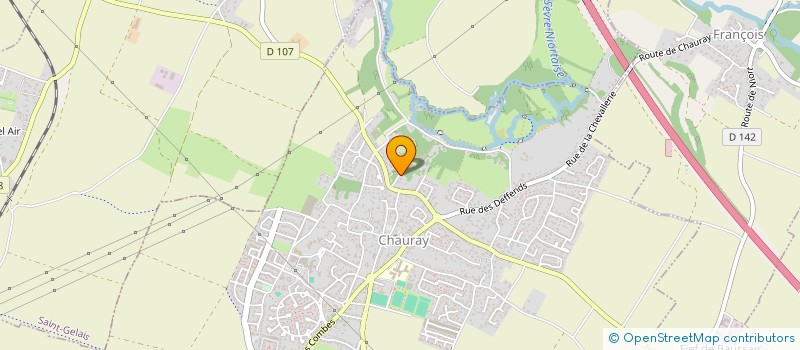 localisation de l'entreprise ESDLS 2025  CHAURAY