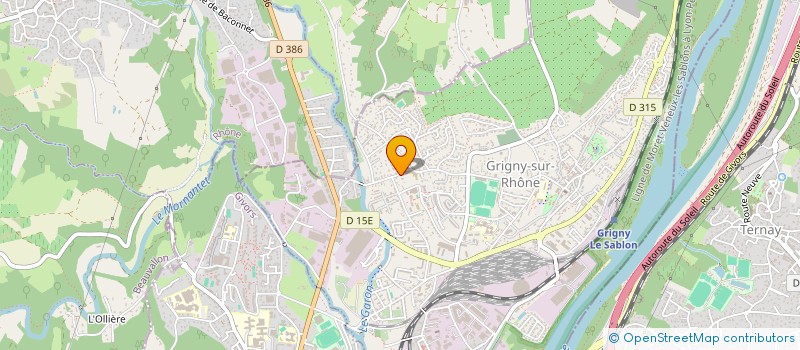 localisation de l'entreprise ESDV  GRIGNY