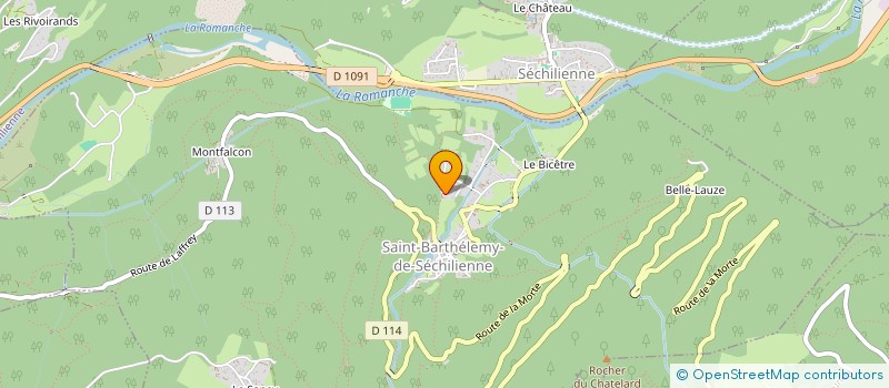 localisation de l'entreprise ESE  NOTRE-DAME-DE-MESAGE