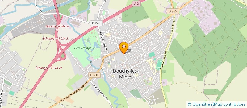 localisation de l'entreprise ESE FORMATION à VALENCIENNES