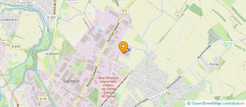 localisation de l'entreprise ESE HOLDING S.A.S.U. à CRISSEY