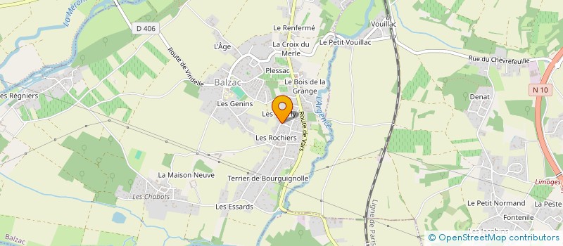 localisation de l'entreprise ESE1 à BALZAC
