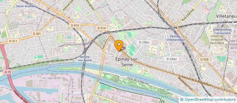 localisation de l'entreprise ESEA OPTIQUE & AUDITION à EPINAY-SUR-SEINE
