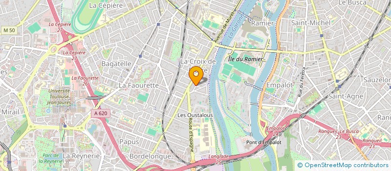 localisation de l'entreprise ESEAC  SABONNERES