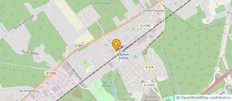 localisation de l'entreprise ESEC  CESTAS