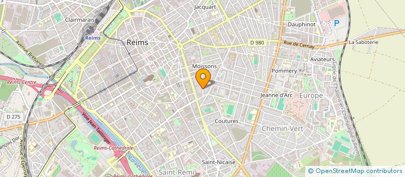 localisation de l'entreprise ESEC  REIMS