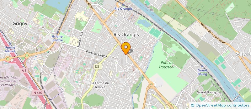 localisation de l'entreprise ESEDE à RIS-ORANGIS
