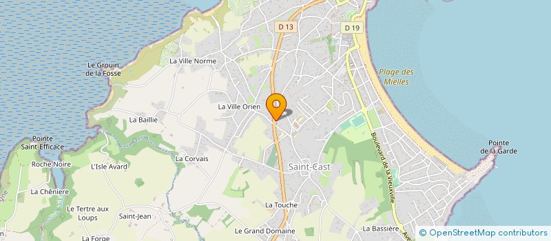 localisation de l'entreprise ESEL, ENTRE SOLEIL ET LUNE à SAINT-CAST-LE-GUILDO