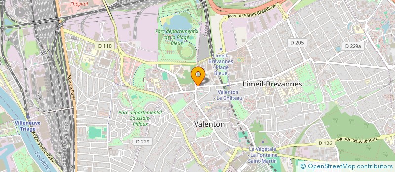 localisation de l'entreprise ESEM à VALENTON