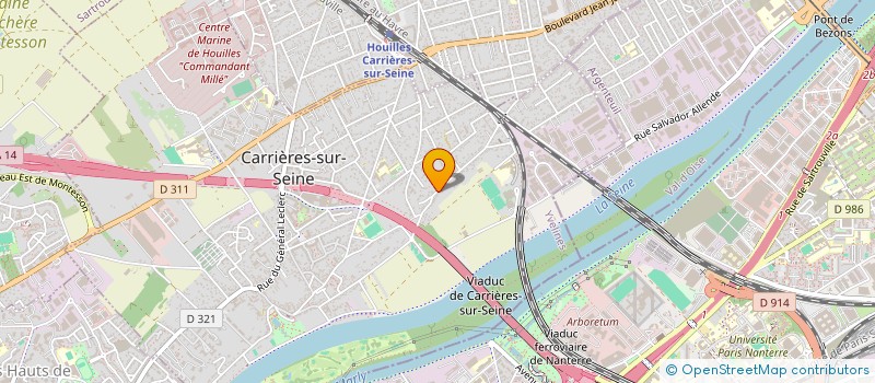 localisation de l'entreprise ESEMI  CARRIERES-SUR-SEINE