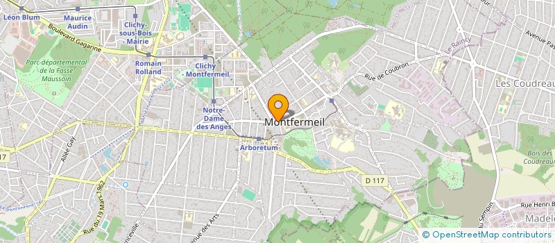 localisation de l'entreprise ESEN  MONTFERMEIL