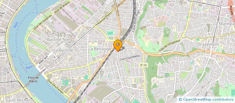 localisation de l'entreprise ESEN BAT 33 à CENON
