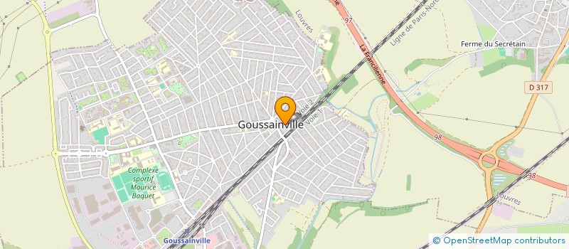 localisation de l'entreprise ESEN CARRELAGES  GOUSSAINVILLE