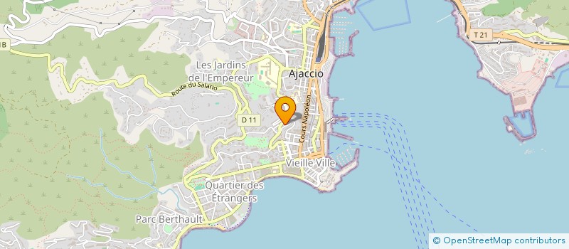localisation de l'entreprise ESENCIA DEL TANGO à AJACCIO