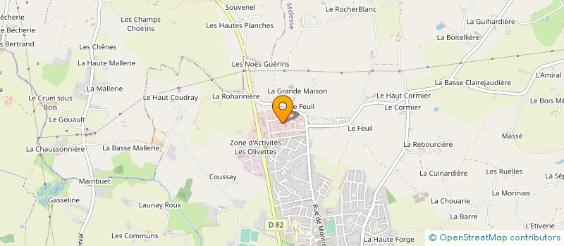 localisation de l'entreprise ESENCO - ACTIVE DEVELOPPEMENT à MELESSE