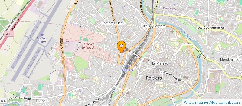 localisation de l'entreprise ESENGO  POITIERS